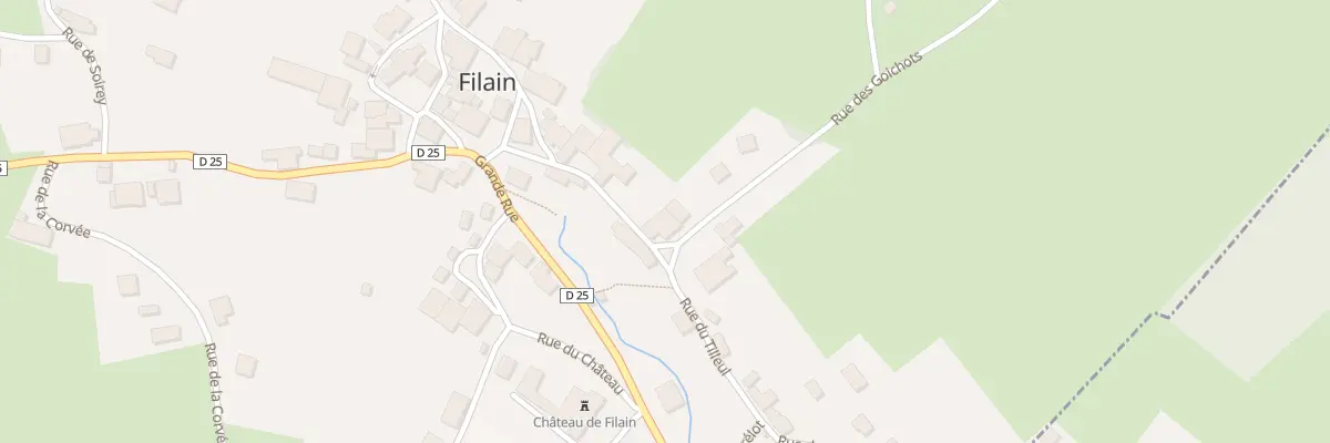 Plan du 1 Rue des Goichots à Filain