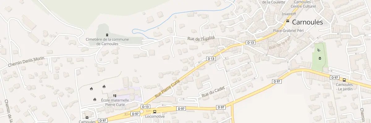 Plan du 296 Rue Pierre Curie à Carnoules