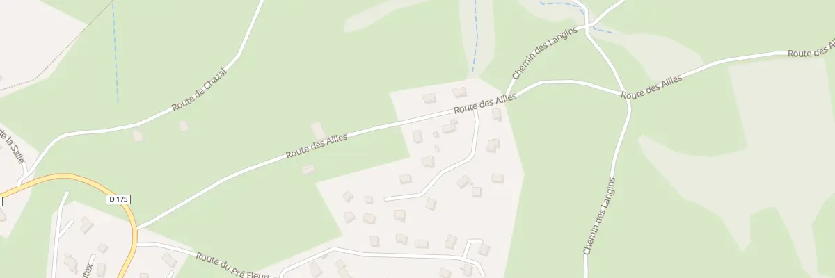 Plan du 330 Rte des Ailles à Villaz