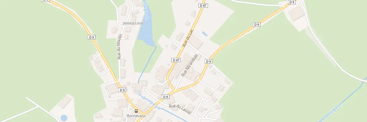 Plan du 7A Rue Mirandole à Bonnevaux