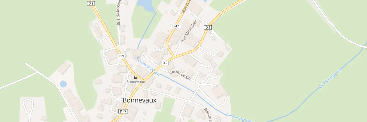 Plan du 4 Rue de la Vallee du Drugeon à Bonnevaux