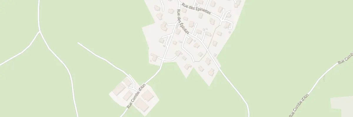 Plan du 6 Rue des Fuves à Bonnevaux