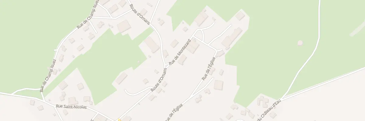 Plan du 1 Rue de Montezard à Septfontaines