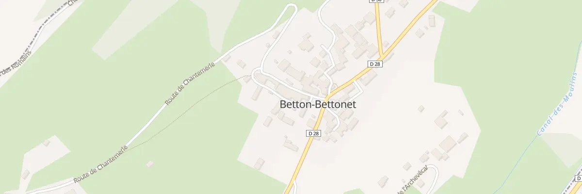 Plan du 5043 Le Bettonnet à Betton-Bettonet