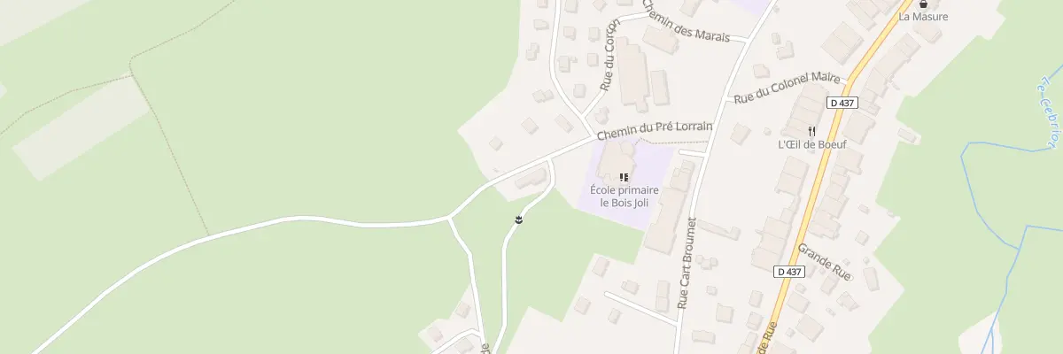 Plan du 3 Che du Pre Lorrain à Mouthe