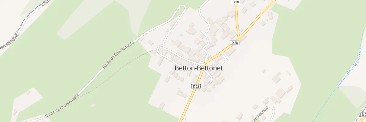 Plan du 5041 Le Bettonnet à Betton-Bettonet