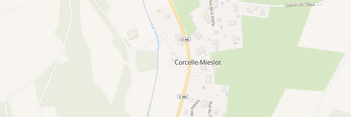 Plan du 5014 Sous les Vergers à Corcelle-Mieslot