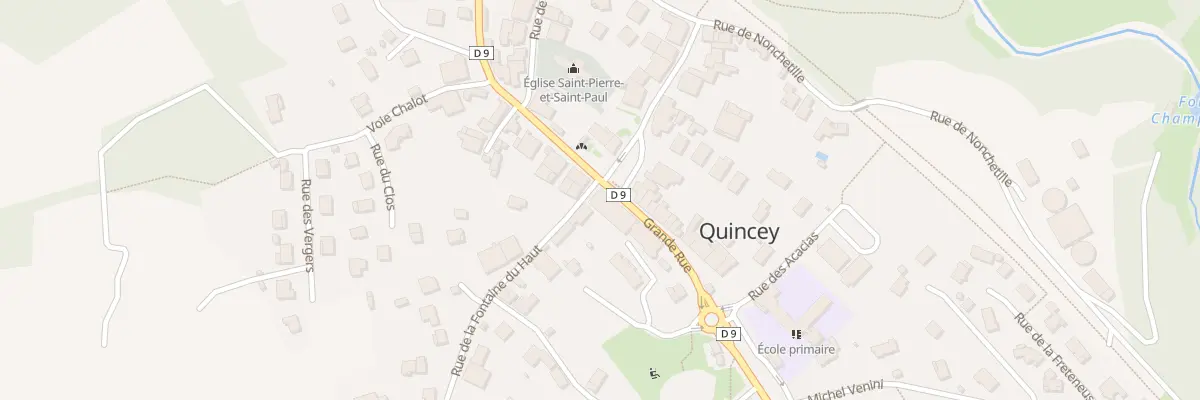 Plan du 10 Grande Rue à Quincey