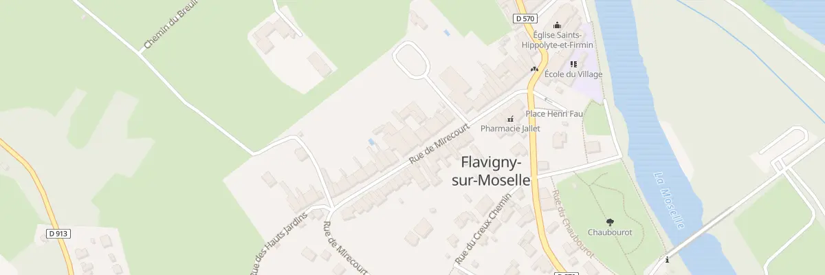 Plan du 36 Rue de Mirecourt à Flavigny-sur-Moselle