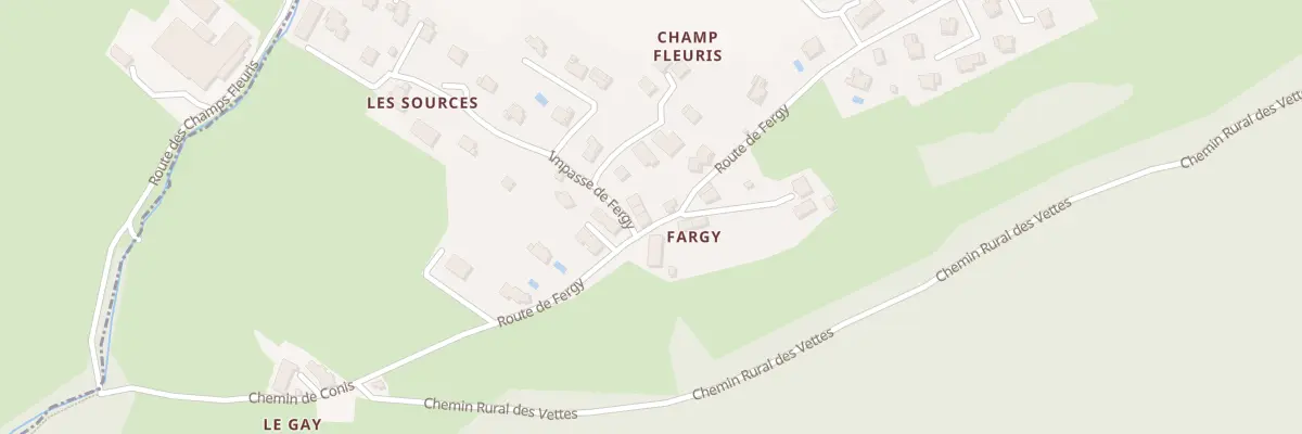 Plan du 906 Rte de Fergy à Duingt