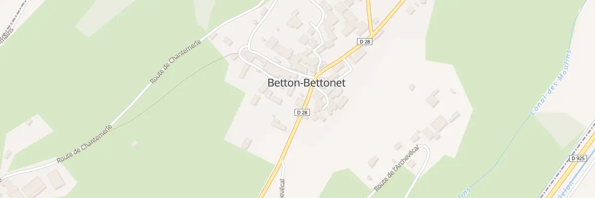 Plan du 5051 Le Bettonnet à Betton-Bettonet