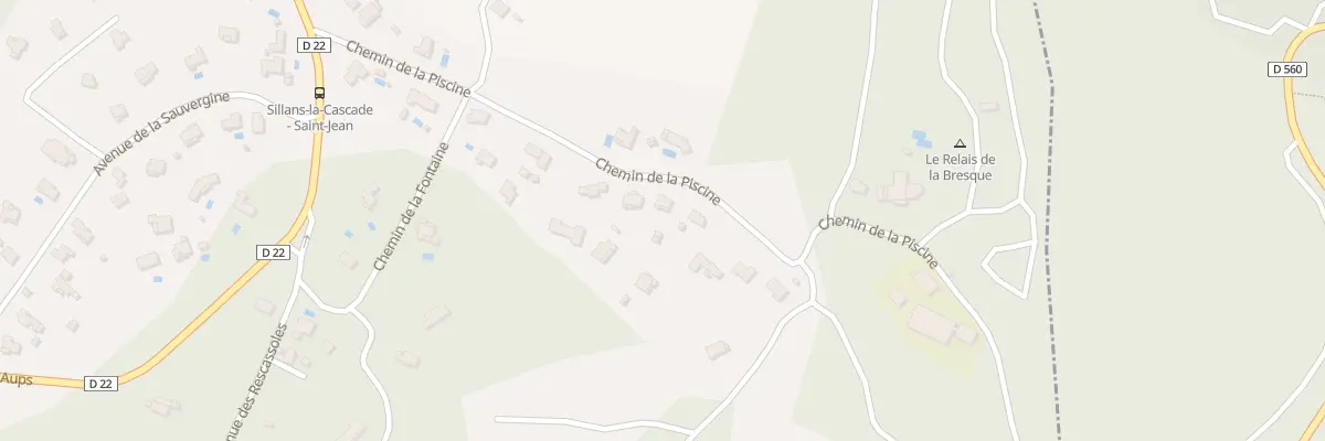 Plan du 5293 Les Hautes Rescassolles à Sillans-la-Cascade