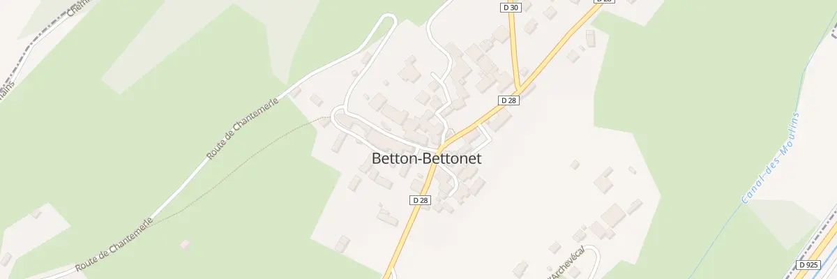 Plan du 5035 Le Bettonnet à Betton-Bettonet
