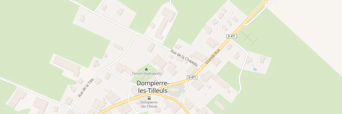 Plan du 3 Rue de la Chapelle à Dompierre-les-Tilleuls