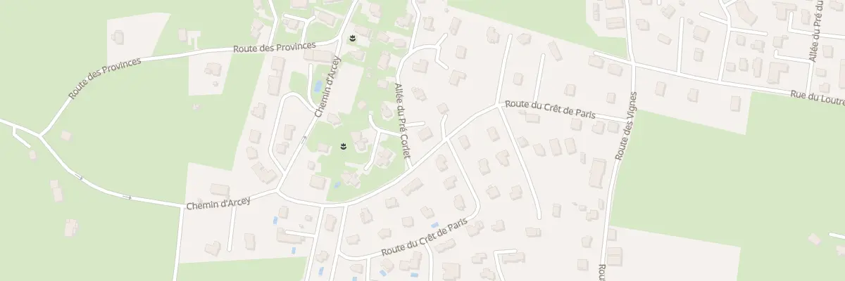 Plan du 38 All du Pré Corlet à Villaz