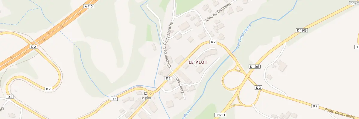 Plan du 393 Rue du plot à Groisy