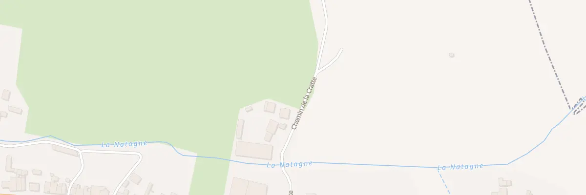 Plan du 1 Che de la Cratte à Belleau