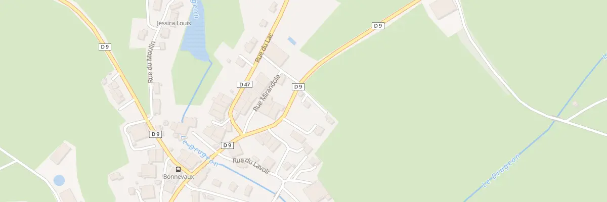 Plan du 16 Rue de la Vallee du Drugeon à Bonnevaux