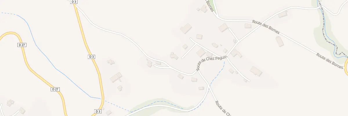 Plan du 319 Rte de chez Peguin à Menthonnex-en-Bornes