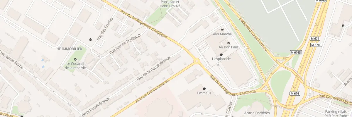 Plan du 72 Rue de la Persévérance à Vandœuvre-lès-Nancy