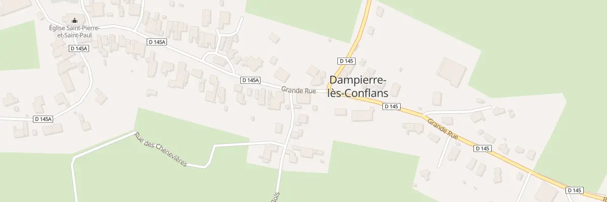 Plan du 1 Rue de la Fontaine du Bois à Dampierre-lès-Conflans