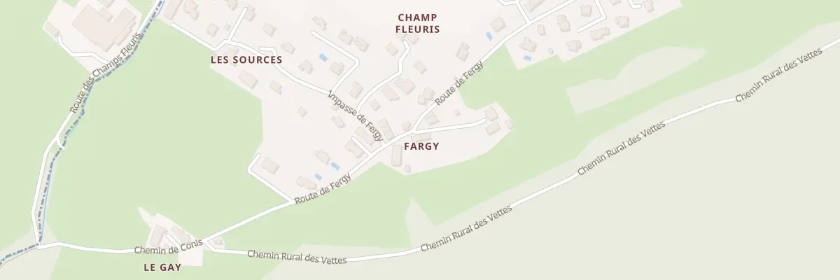 Plan du 893 Rte de Fergy à Duingt
