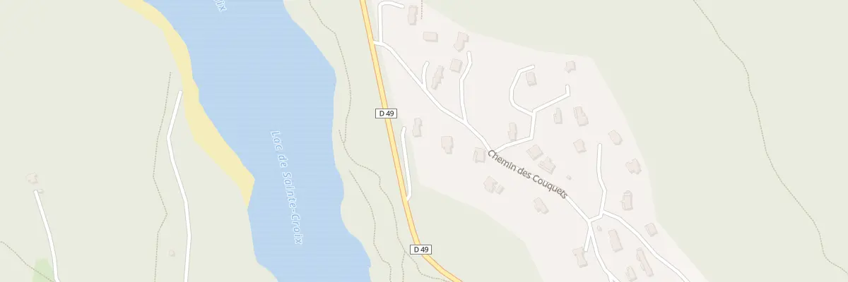 Plan du 1801 Rte Départementale 49 à Bauduen