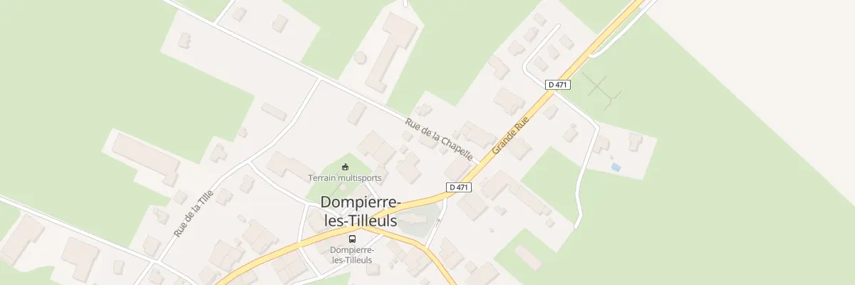 Plan du 1 Rue de la Chapelle à Dompierre-les-Tilleuls