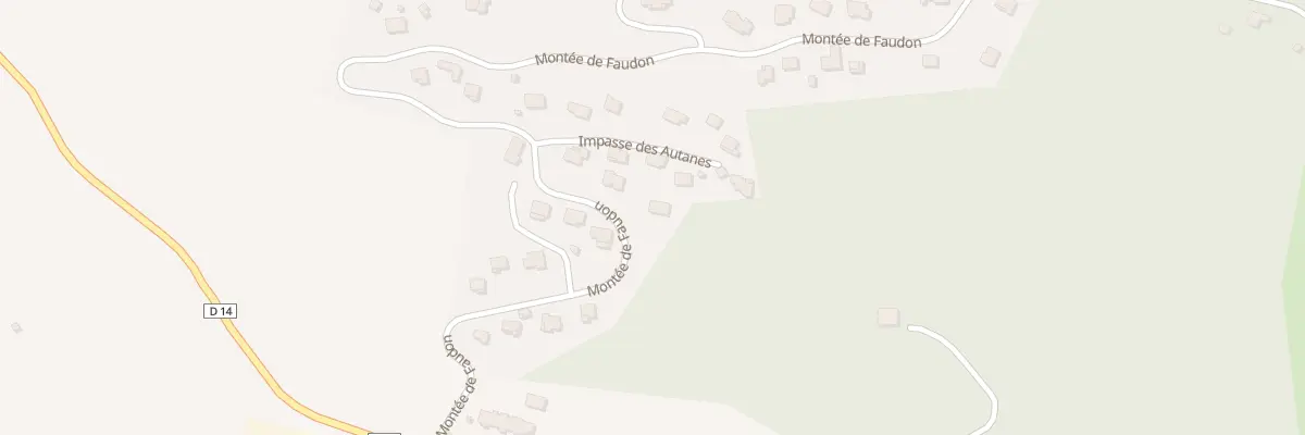 Plan du 304 Rue Montée de Faudon à La Bâtie-Neuve