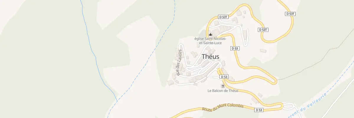 Plan du 5037 Le Village à Théus