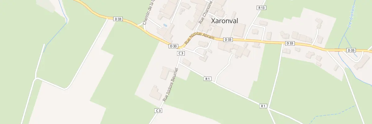Plan du 1 Rue Isidore Beurnel à Xaronval