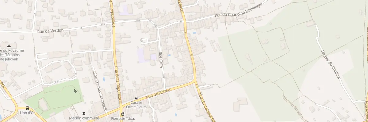 Plan du 11 Rue de l’Eglise à Malzéville