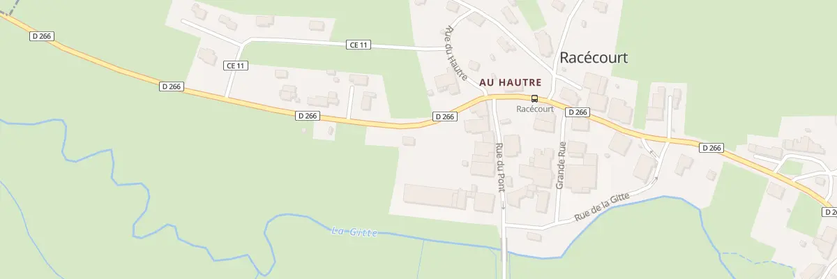 Plan du 11 Rue Principale à Racécourt
