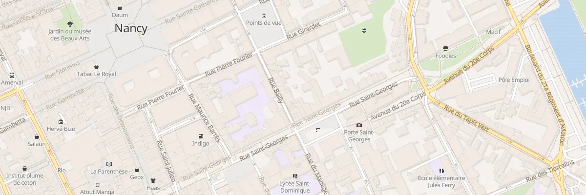Plan du 17 Rue Bailly à Nancy
