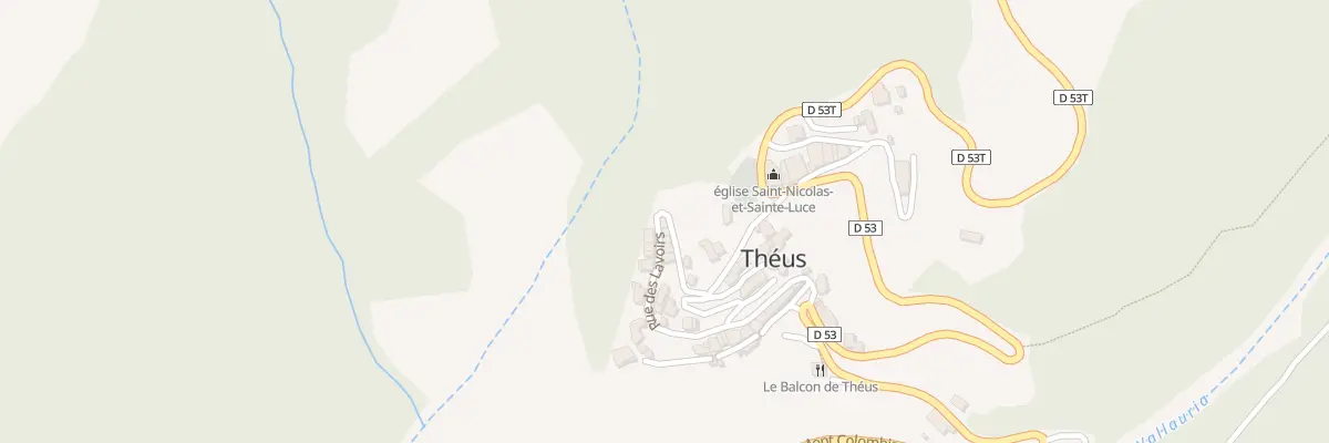 Plan du 5000 Le Village à Théus