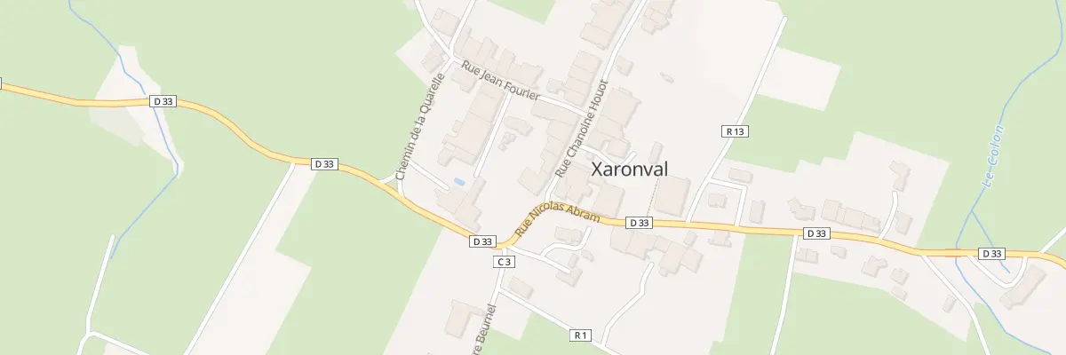 Plan du 1 Rue Chanoine Houot à Xaronval