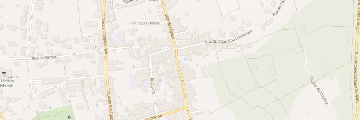 Plan du 36 Rue de l’Eglise à Malzéville