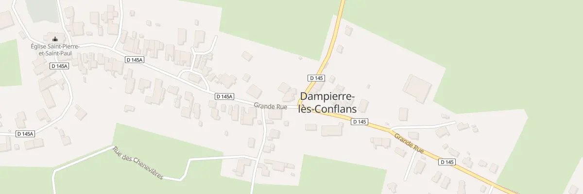 Plan du 20 Grande Rue à Dampierre-lès-Conflans