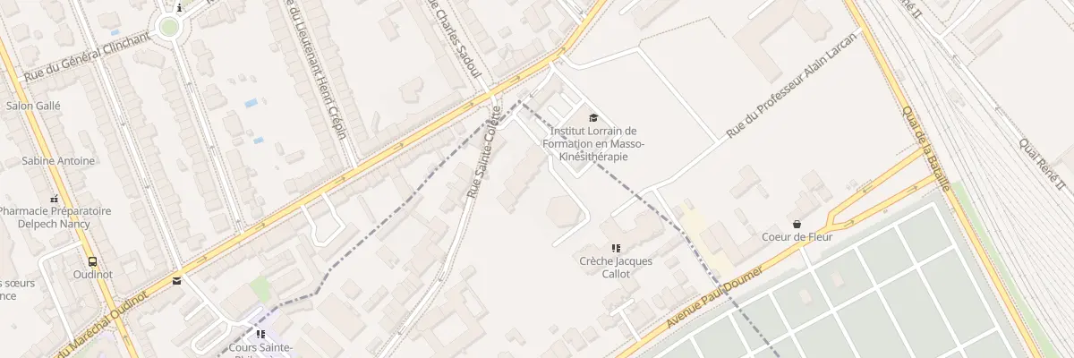 Plan du 38 Rue Sainte Colette à Vandœuvre-lès-Nancy