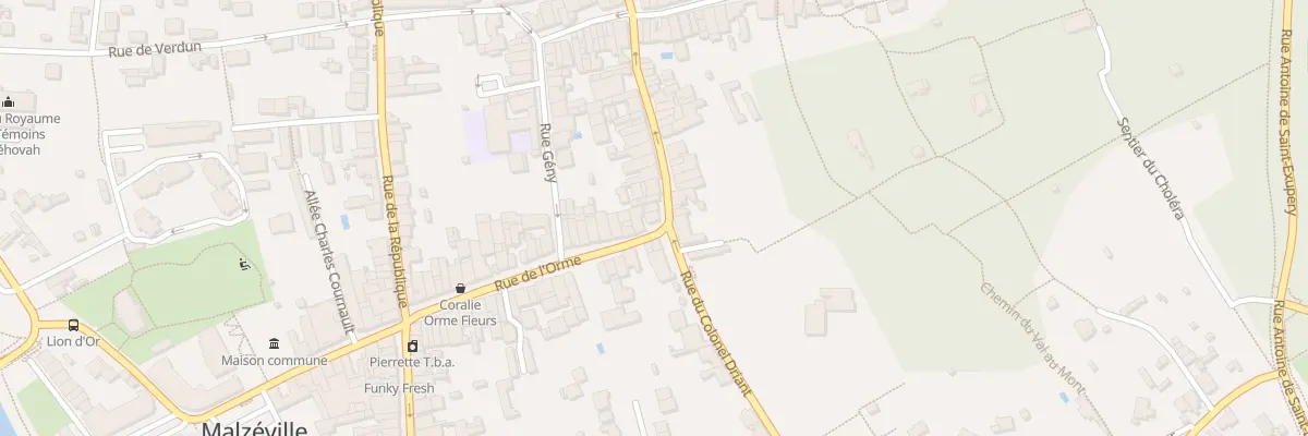 Plan du 53 Rue de l’Orme à Malzéville