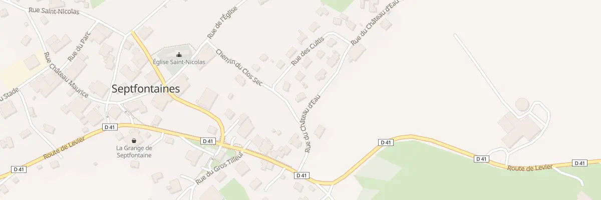 Plan du 3 Rue du Château d’Eau à Septfontaines