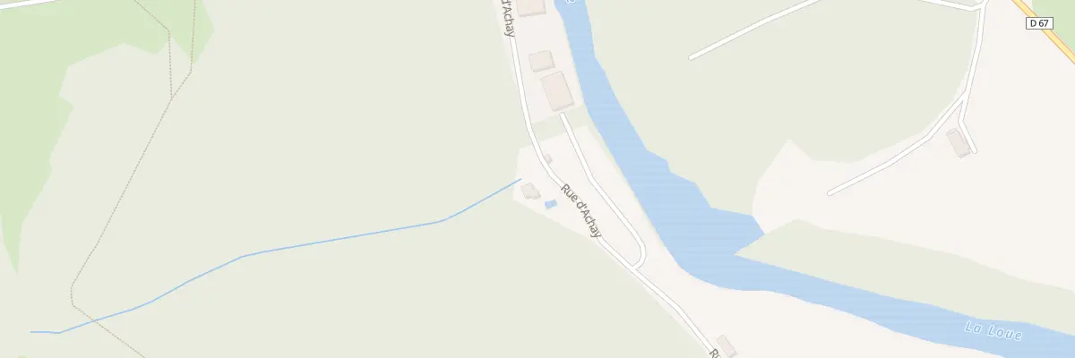 Plan du 8 Rue d’Achay à Montgesoye