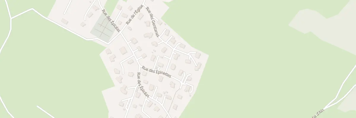 Plan du 10 Rue des Gentianes à Bonnevaux