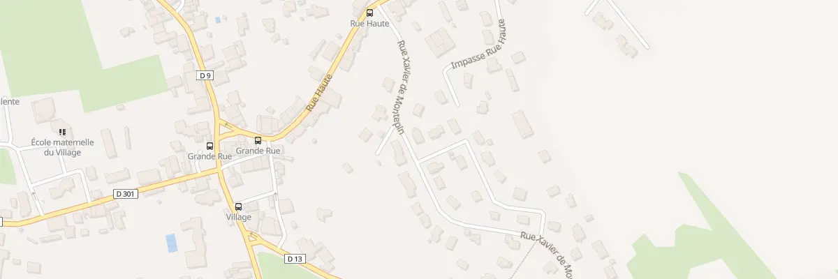 Plan du 11 Rue Xavier de Montépin à Frotey-lès-Vesoul