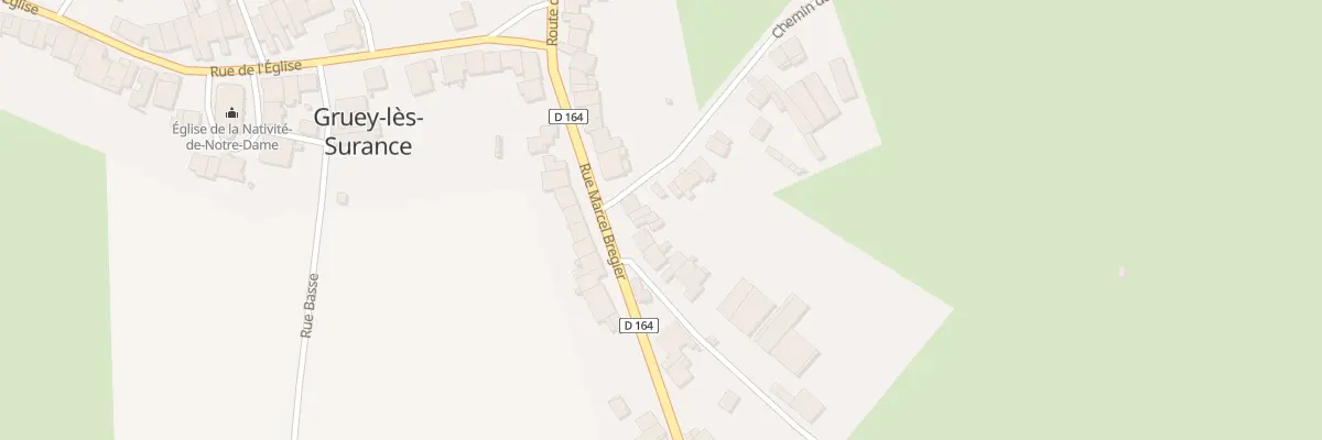 Plan du 3 Che du Boné à Gruey-lès-Surance