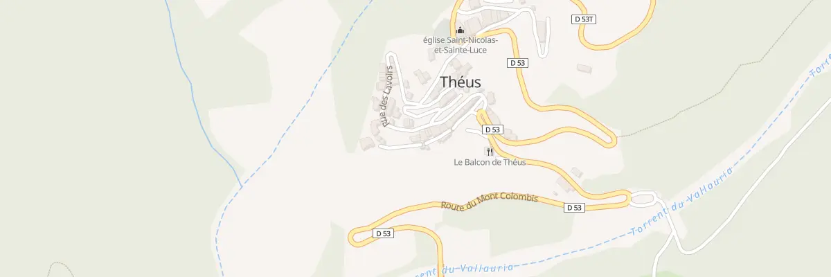 Plan du 5032 Le Village à Théus