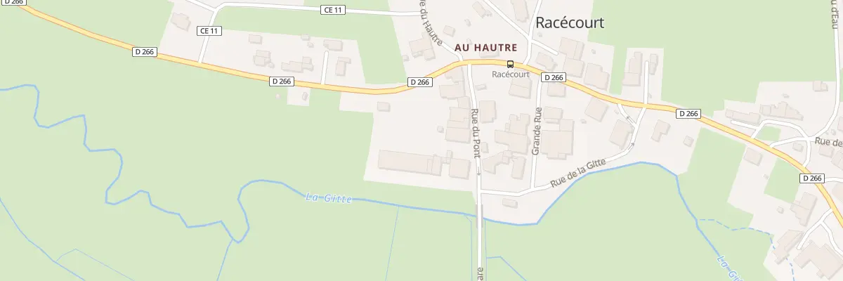 Plan du 8 Rue du Pont à Racécourt