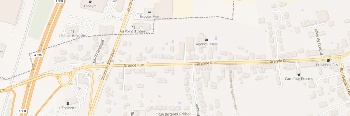 Plan du 154 Gr Grande Rue à Heillecourt