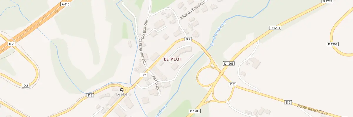 Plan du 410 Rue du plot à Groisy