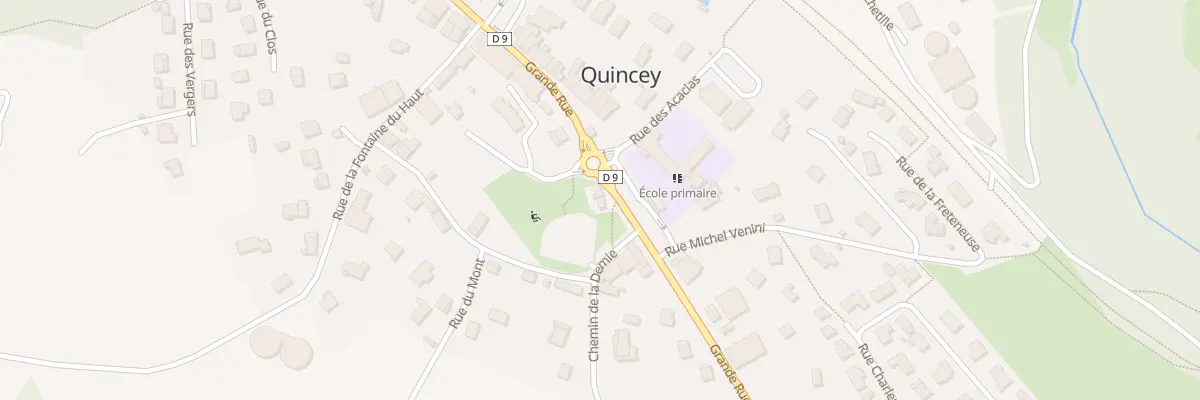 Plan du 14 Gr Gde Rue à Quincey
